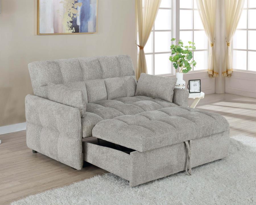 Coaster Fine Furniture Cotswold - Upholstered Convertible Sleeper Sofa Bed | Meri Furniture