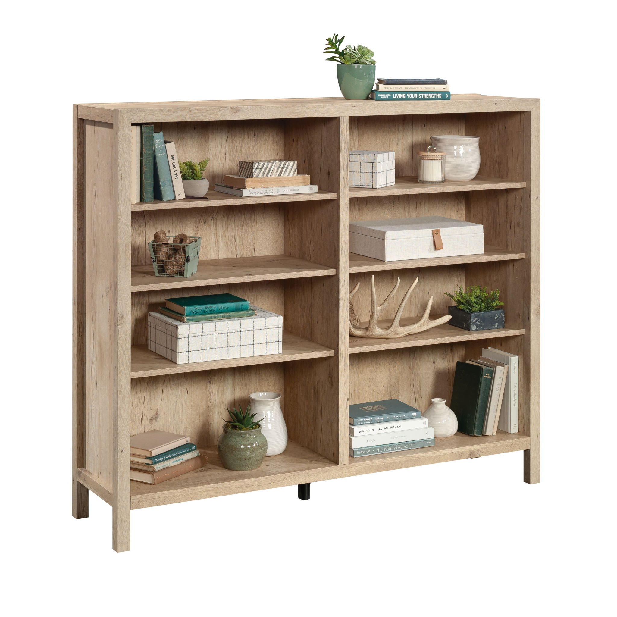 Cubby Storage Bookcase in Prime Oak