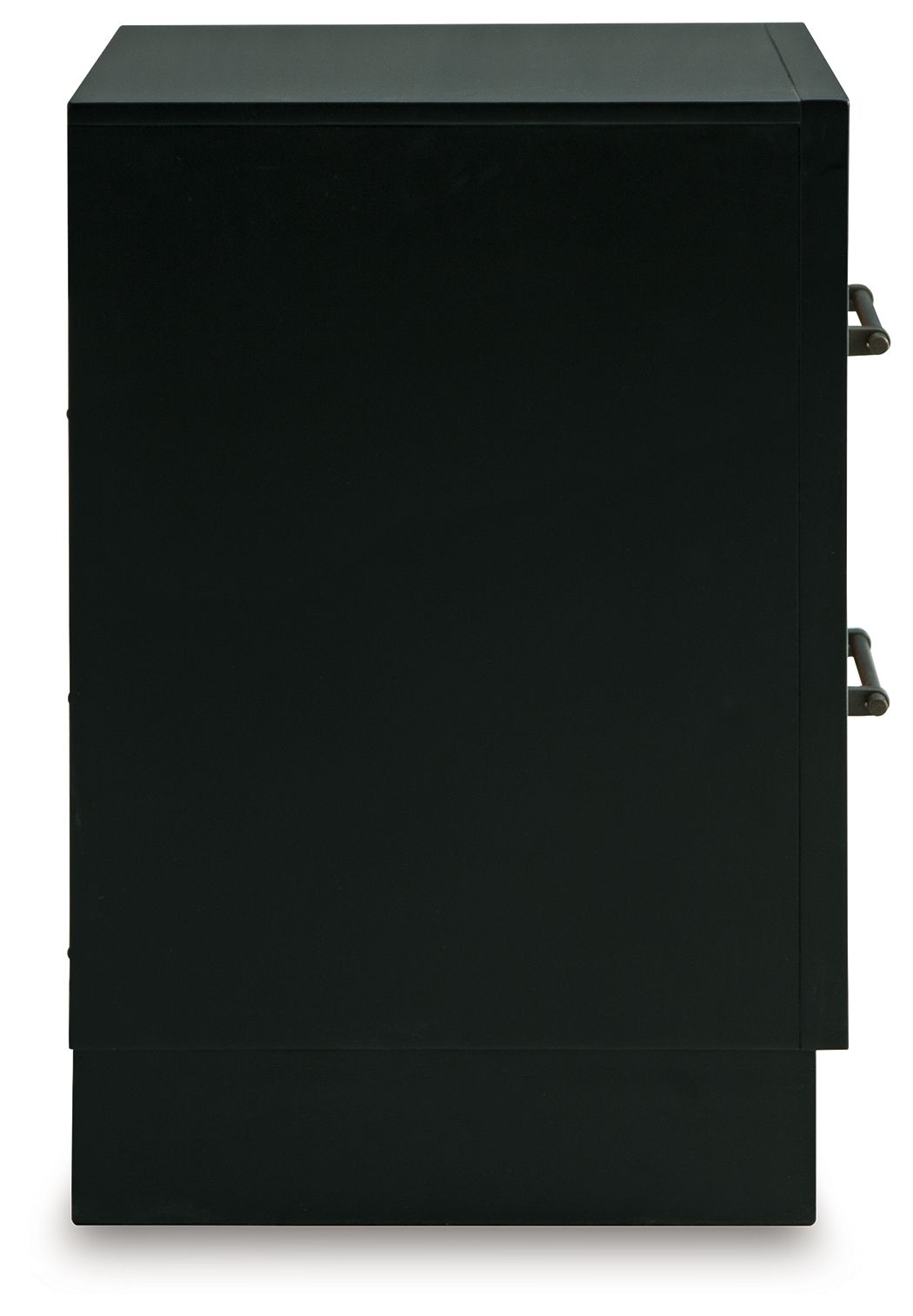 Kraeburn - Two Drawer Night Stand - Brown / Black