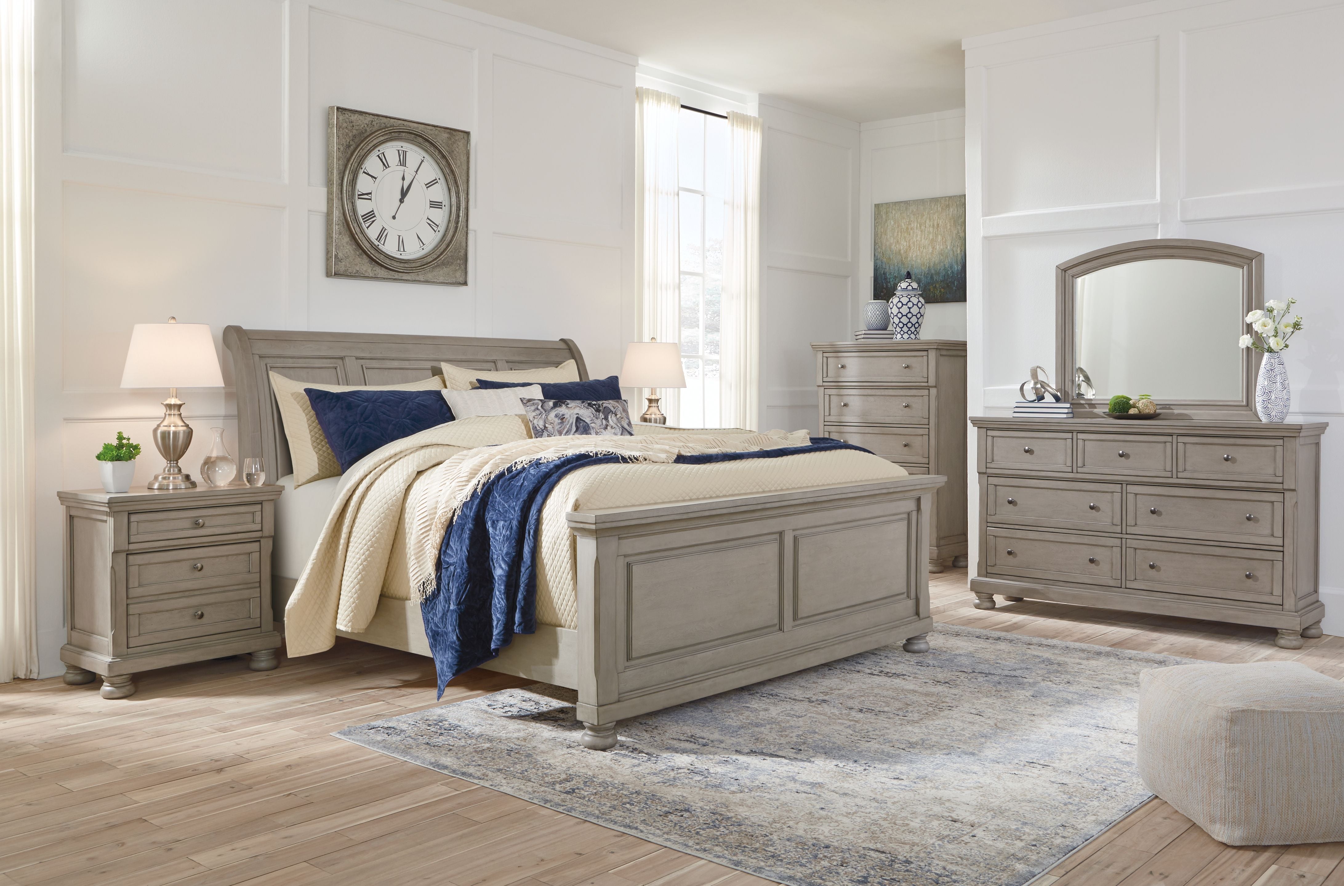 Signature Design by Ashley® Lettner - Sleigh Bed Set | Meri Furniture