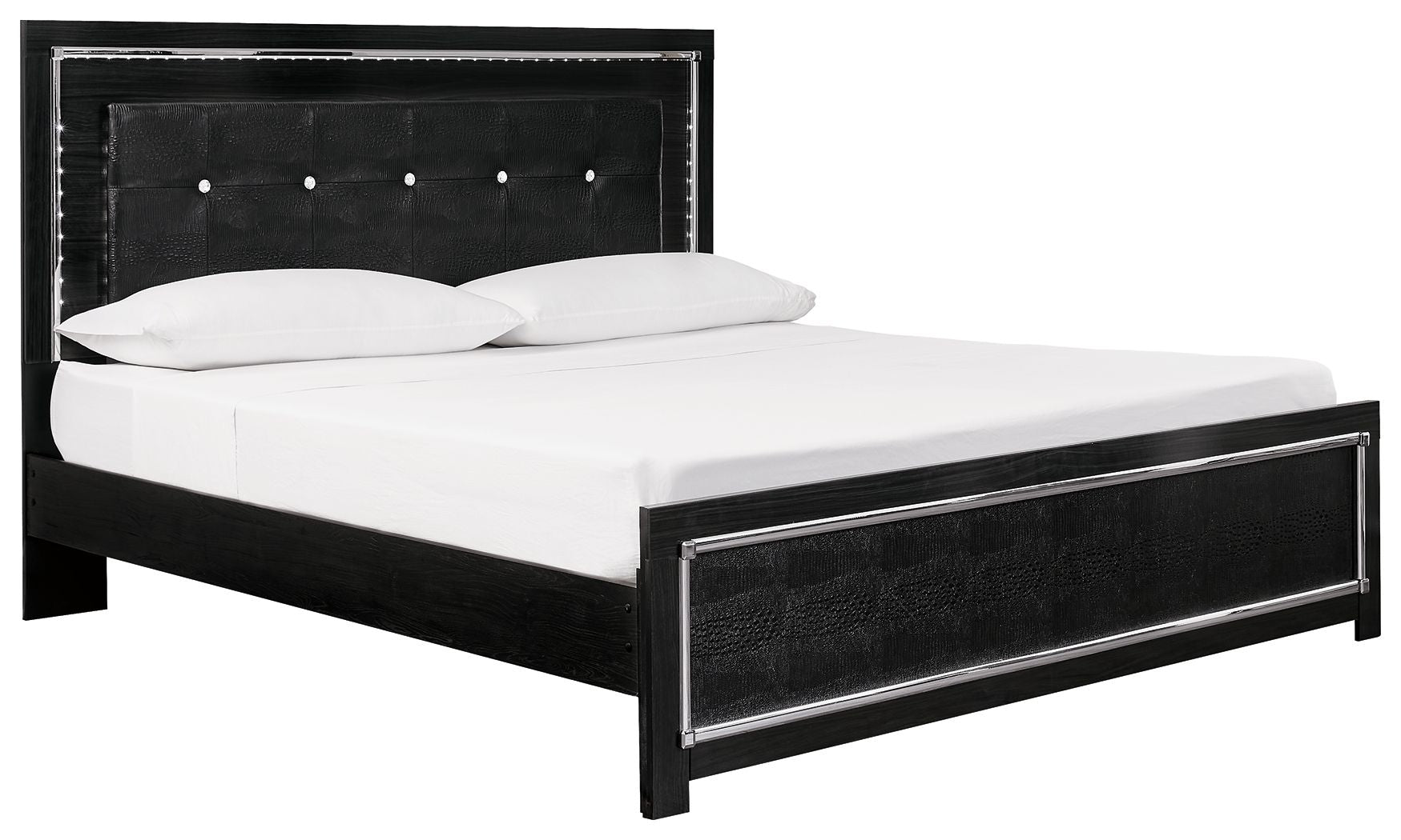 Signature Design by Ashley® Kaydell - Upholstered Panel Bed | Meri Furniture