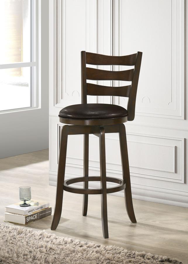 Coaster Fine Furniture Murphy - Wood Height Swivel Bar Chair | Meri Furniture