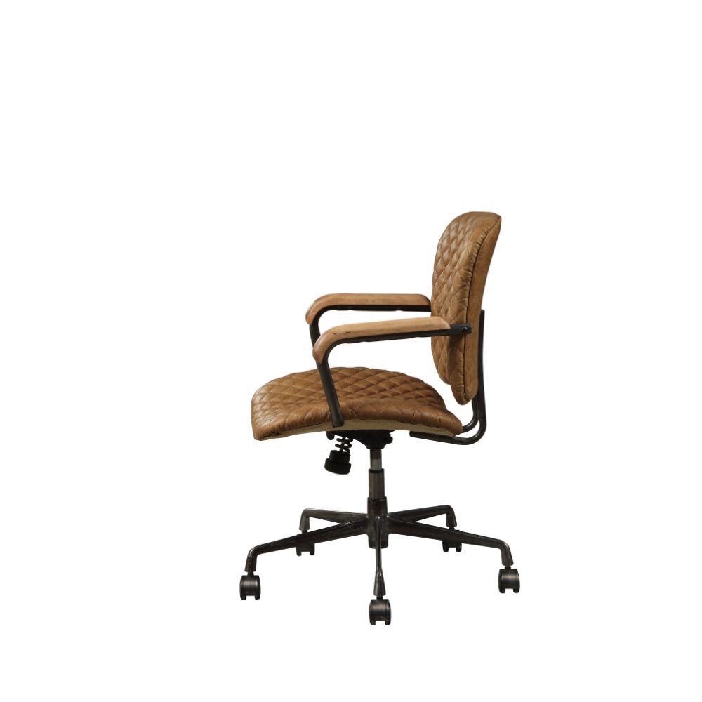 ACME Josi - Executive Office Chair - Coffee Top Grain Leather | Meri Furniture