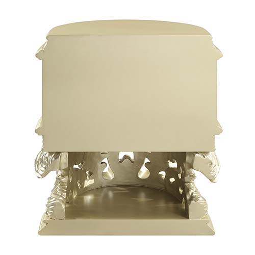 ACME Vatican - Nightstand - Champagne Silver Finish | Meri Furniture