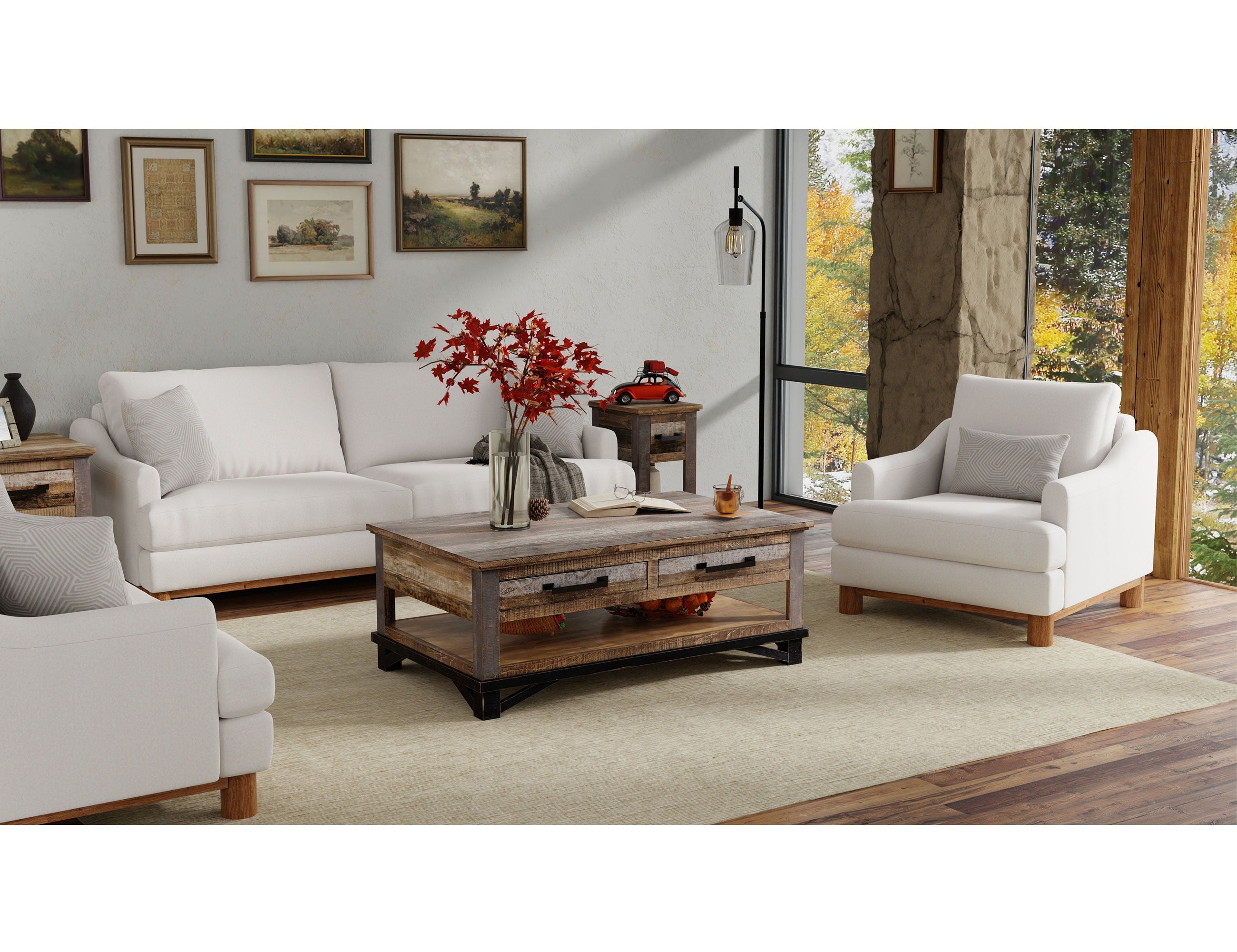 International Furniture Direct Olimpia - Sofa - Towny Brown | Meri Furniture