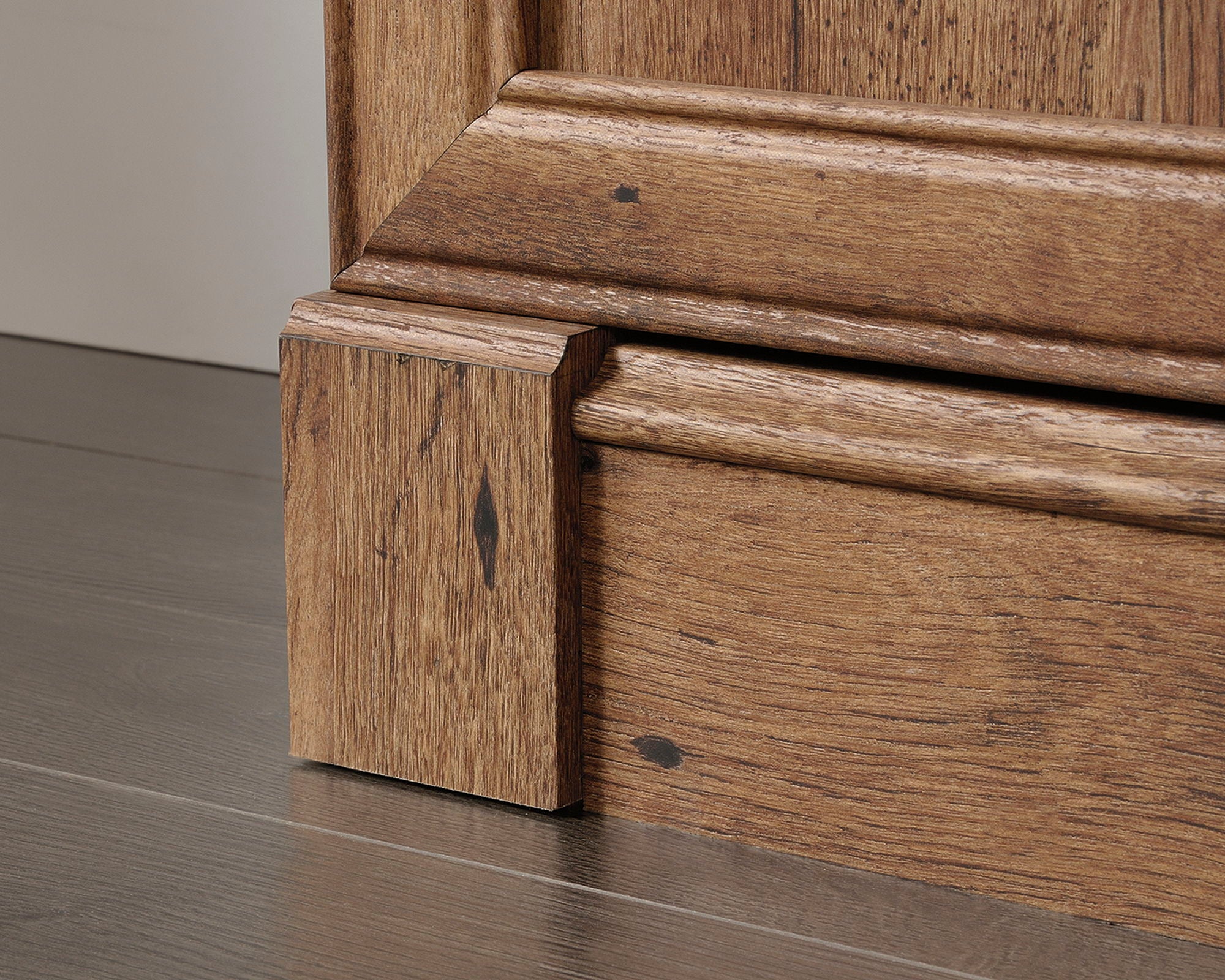 Library With Doors Vintage Oak