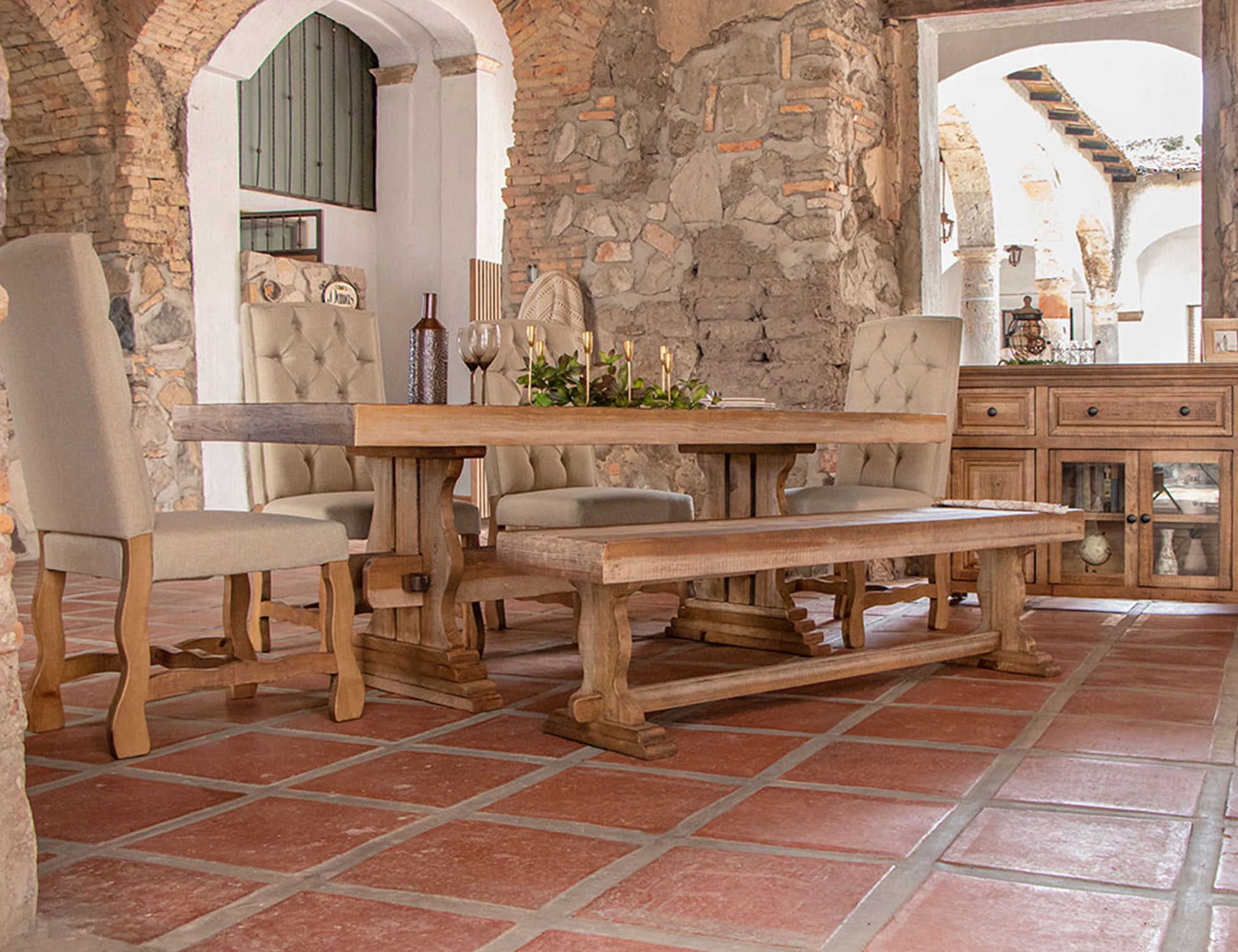 International Furniture Direct Marquez - Bench | Meri Furniture