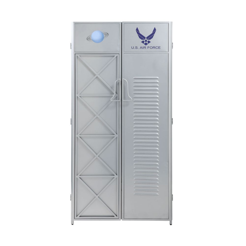 ACME Aeronautic - Wardrobe - Silver | Meri Furniture