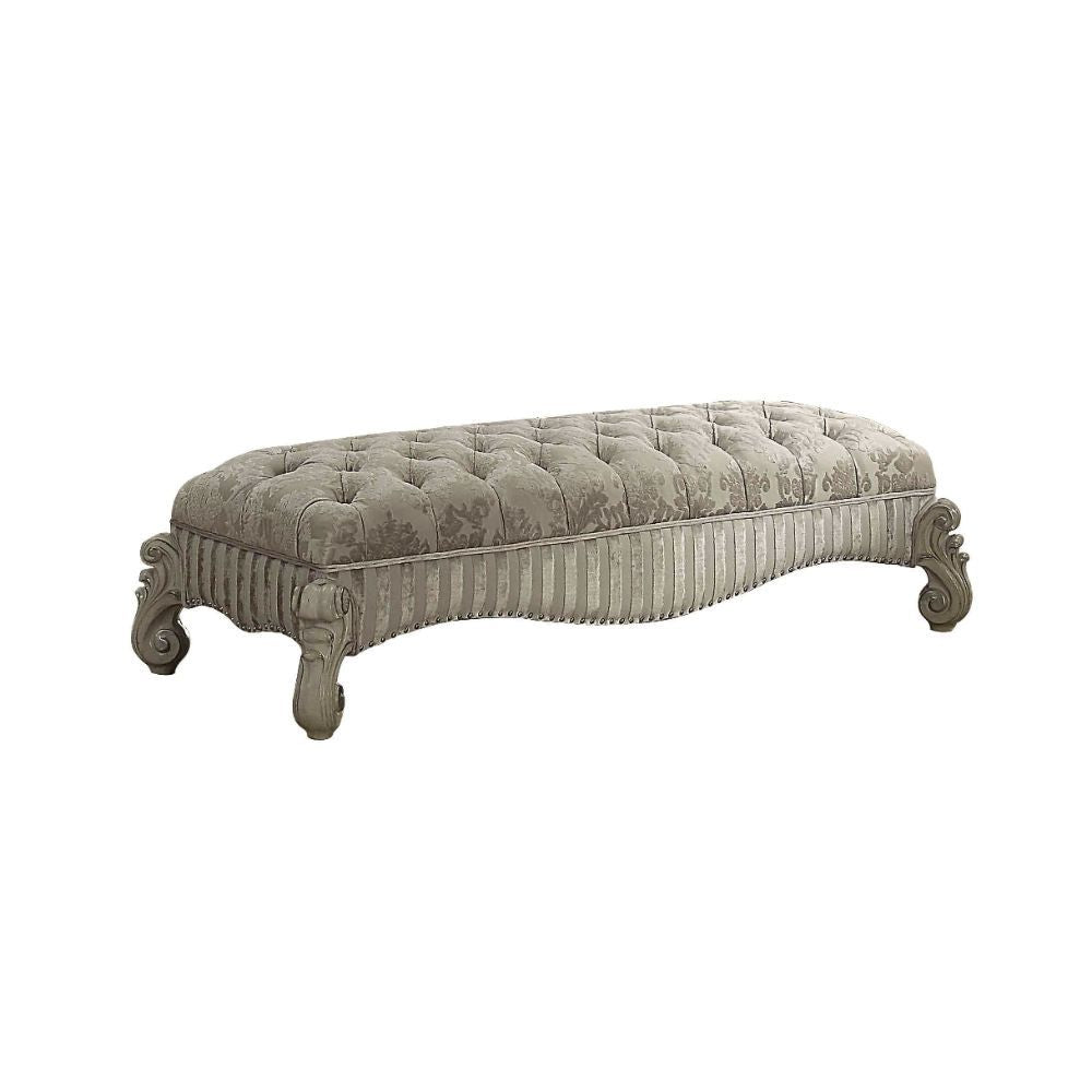 ACME The Versailles Bench presents a hand-crafted piece inspired by the most luxurious designs of the past. | Meri Furniture
