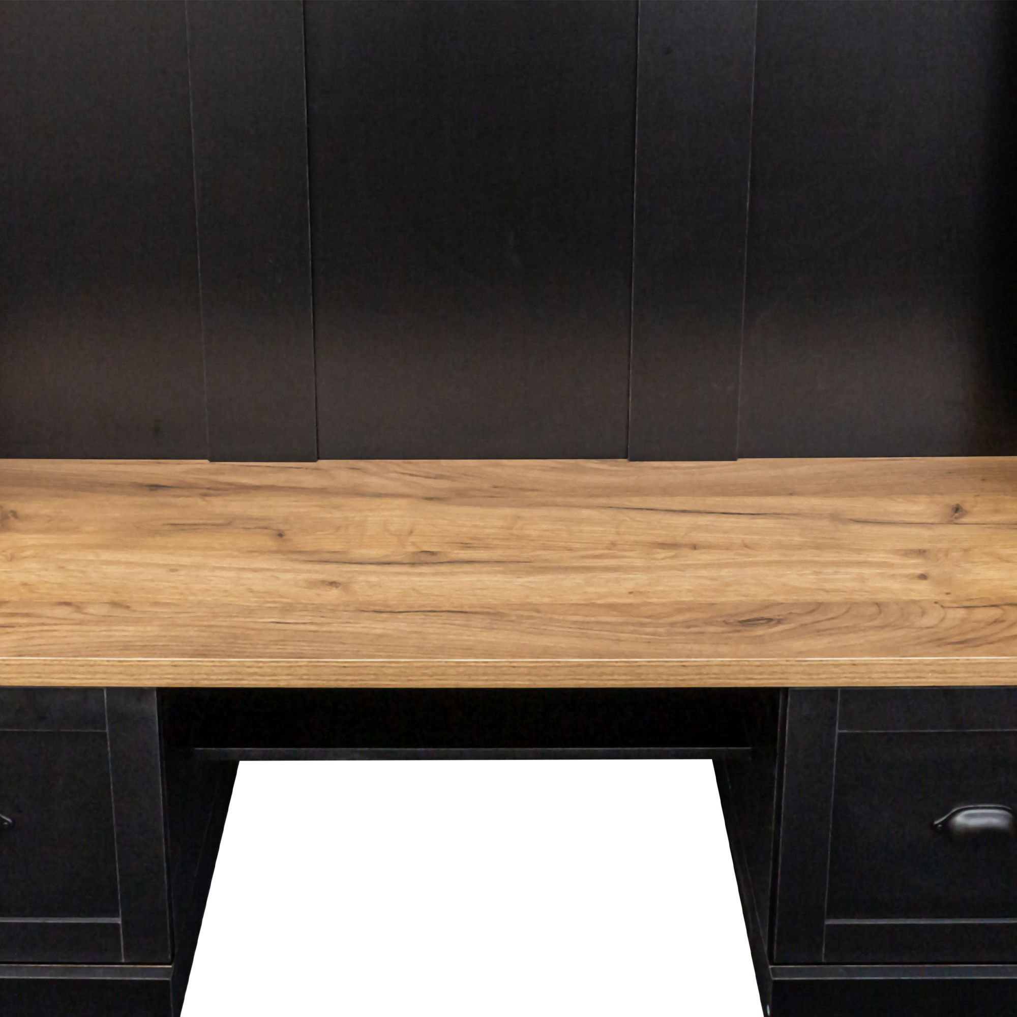 Farmhouse 4 In 1 Hall Tree With Wood Grain Bench And Top