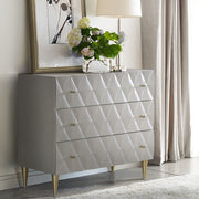 ACME Anson - Console Cabinet - Metallic Silver Champagne | Meri Furniture