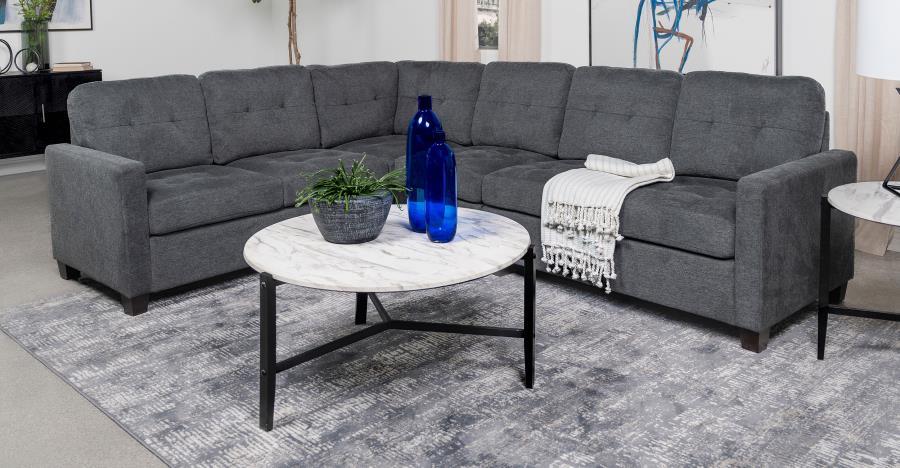 Coaster Fine Furniture Georgina - Upholstered Modular Sectional Sofa | Meri Furniture