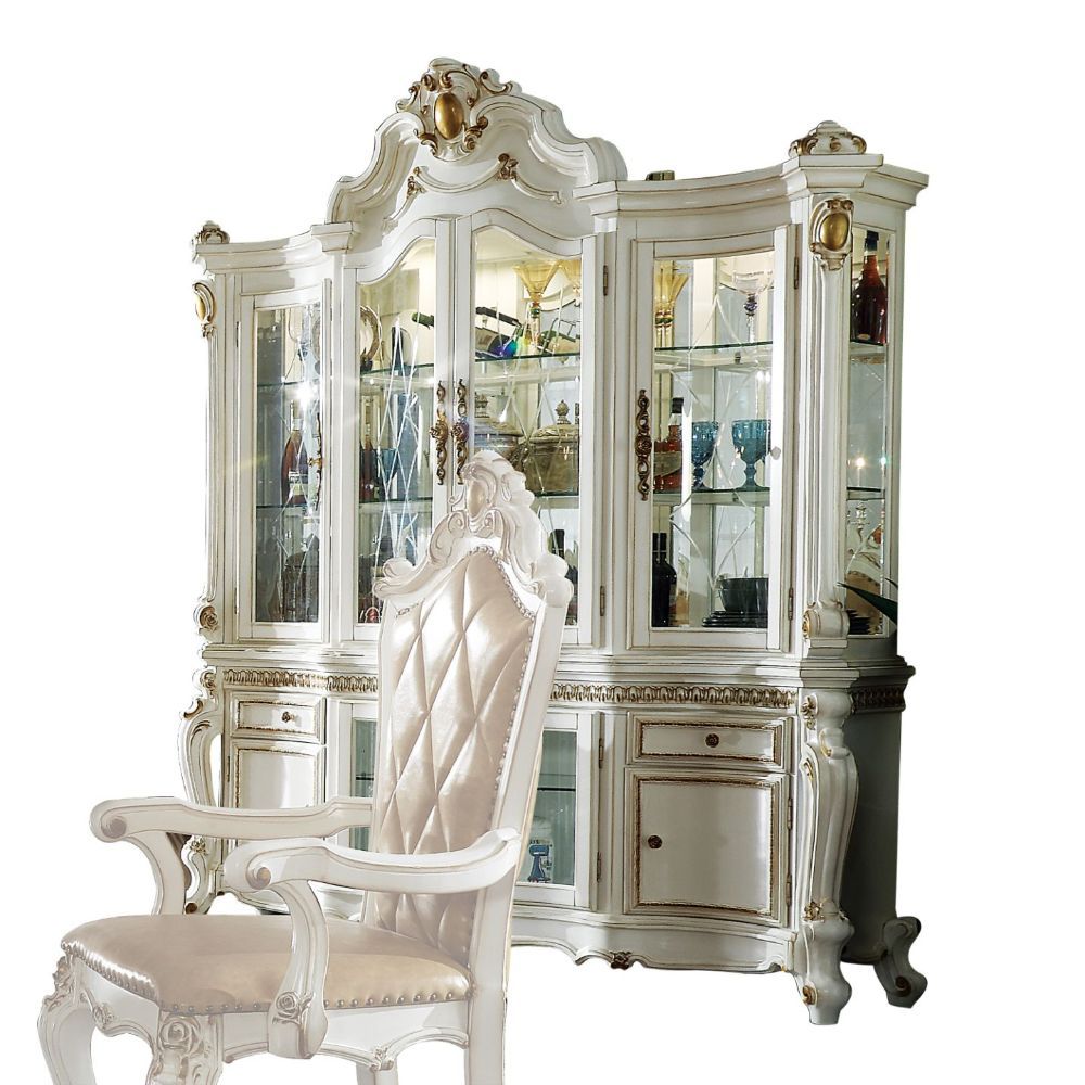 ACME Inspire your home and create an upscale atmosphere with the Picardy dining hutch and buffet. | Meri Furniture