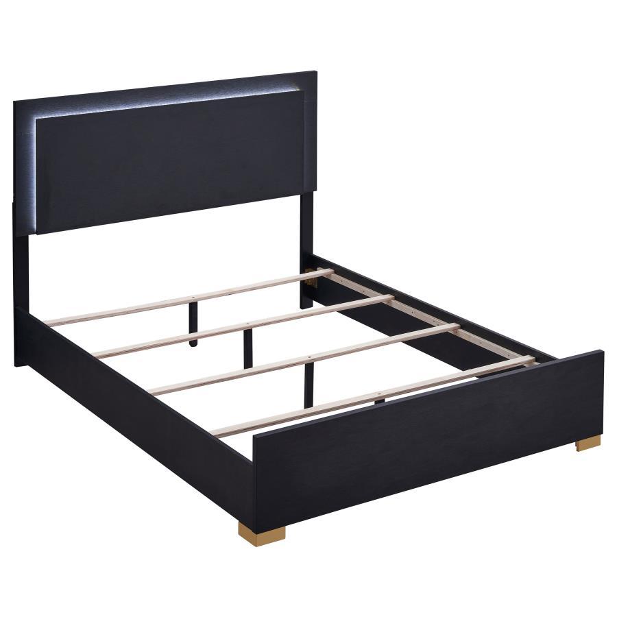 Coaster Fine Furniture Marceline - Wood LED Panel Bed | Meri Furniture