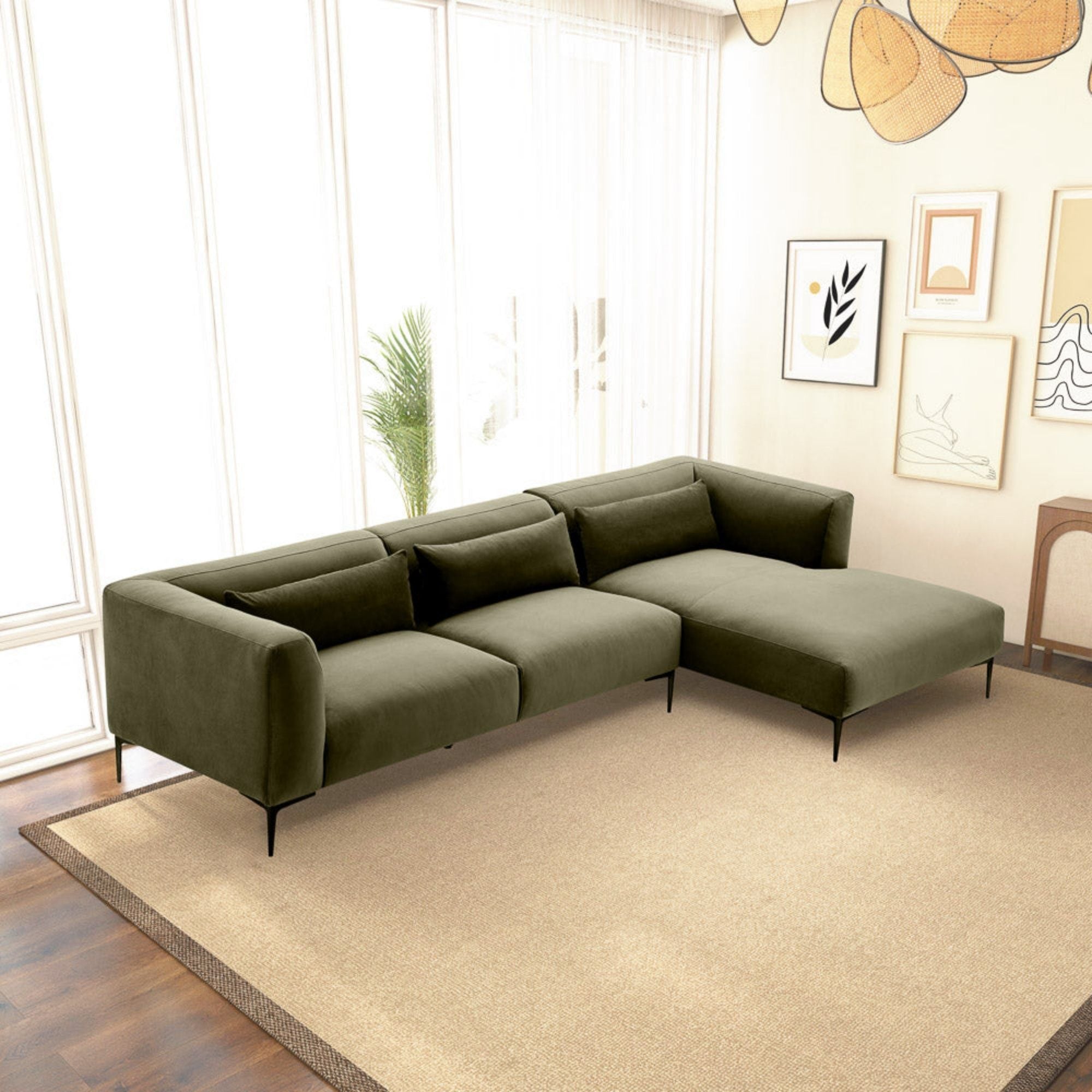 Laley - Right Facing L-Shaped Sectional