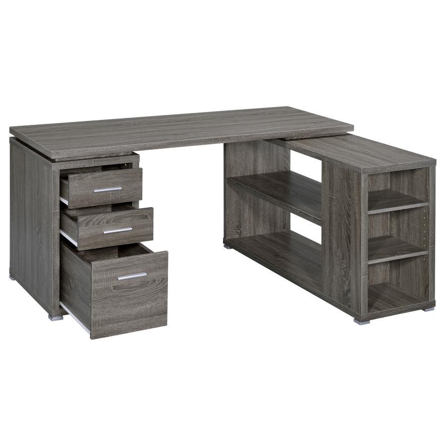 Coaster Fine Furniture Yvette - 3-Drawer L-Shape Computer Desk | Meri Furniture