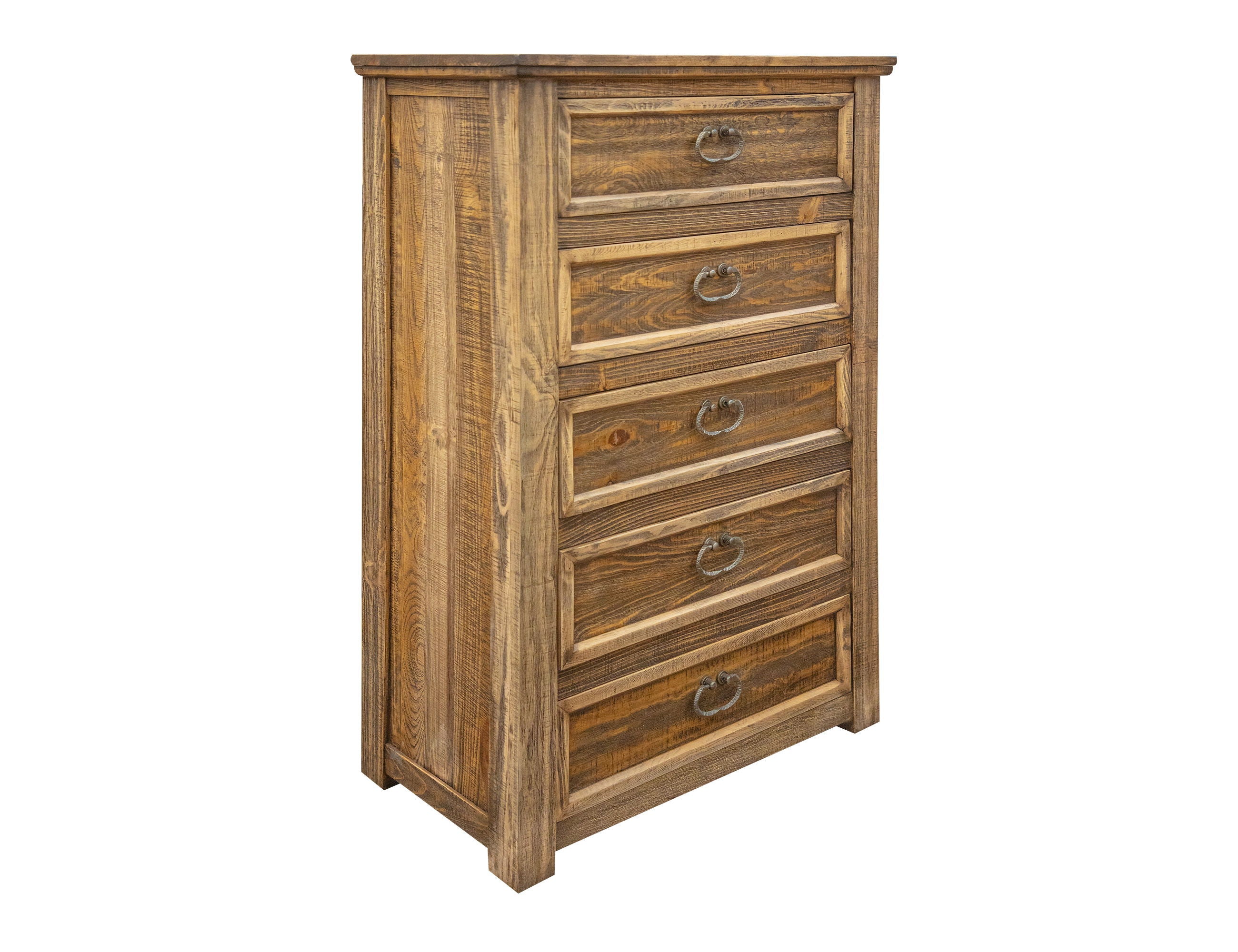 International Furniture Direct Montana - Chest - Two Tone Light Brown | Meri Furniture