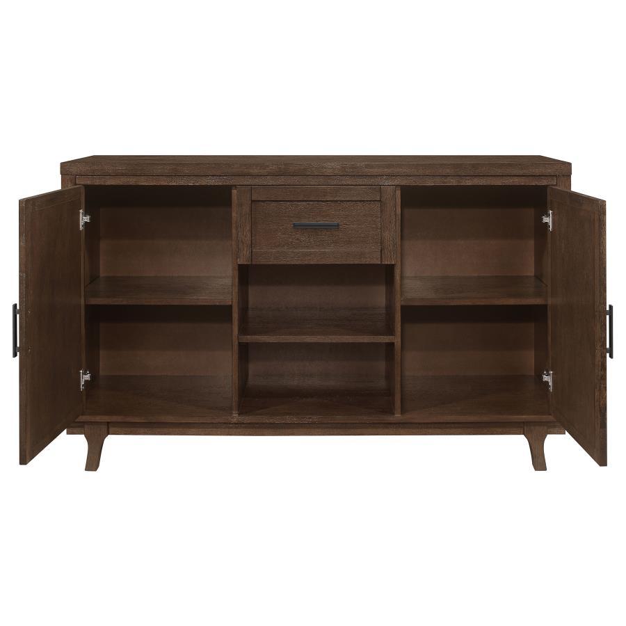 Coaster Fine Furniture Reynolds - 2 Door Sideboard Buffet Storage Cabinet - Brown Oak | Meri Furniture