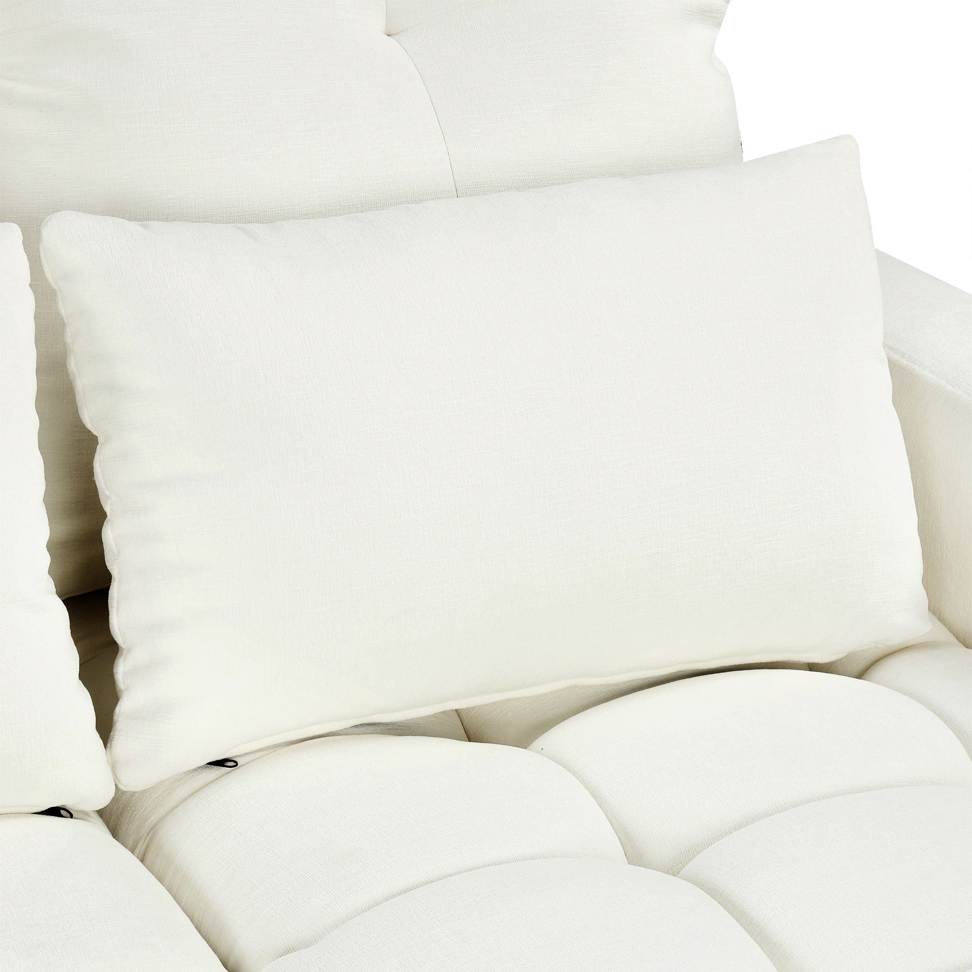 Oversized U-Shaped Versatile Sectional, Pull-Out Sofa Bed With Double Storage Chaise Lounges And 2 USB Ports For Living Room