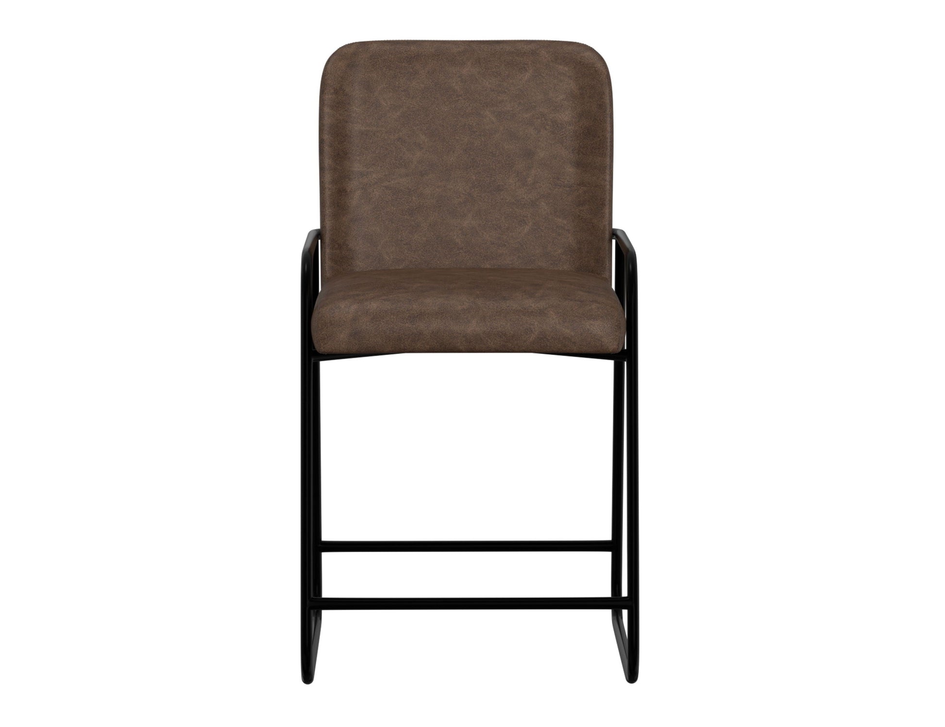 International Furniture Direct Comala - PU Bar Stool - Chocolate Brown | Meri Furniture