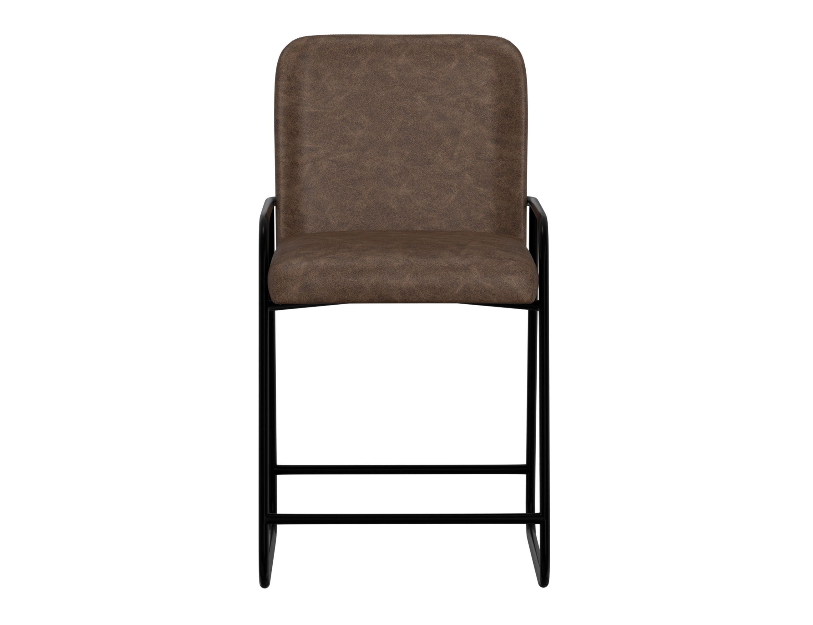 International Furniture Direct Comala - PU Bar Stool - Chocolate Brown | Meri Furniture