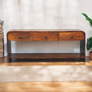 Aspen - Slim Media Unit - Dark Brown