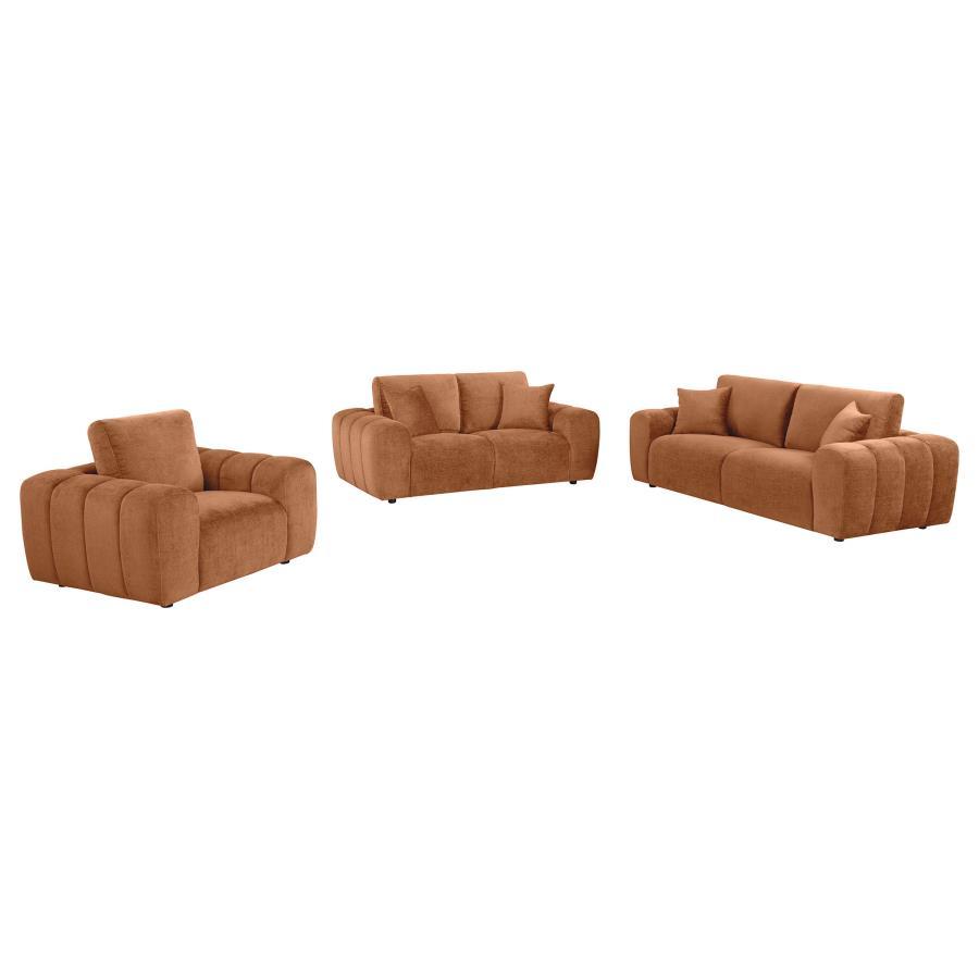 Burnett - Chenille Upholstered Sofa Set