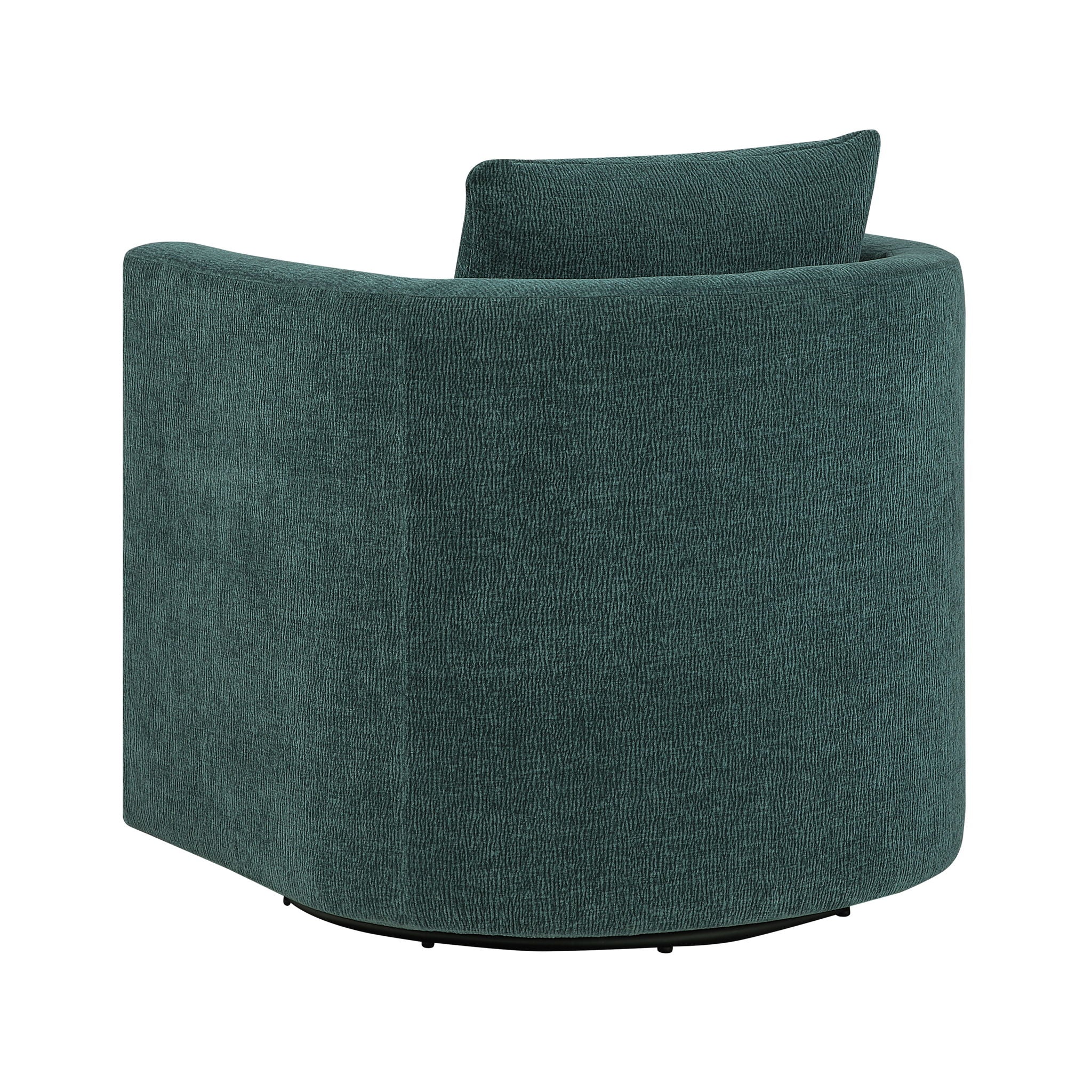 Sutton - Swivel Barrel Chair - Peacock