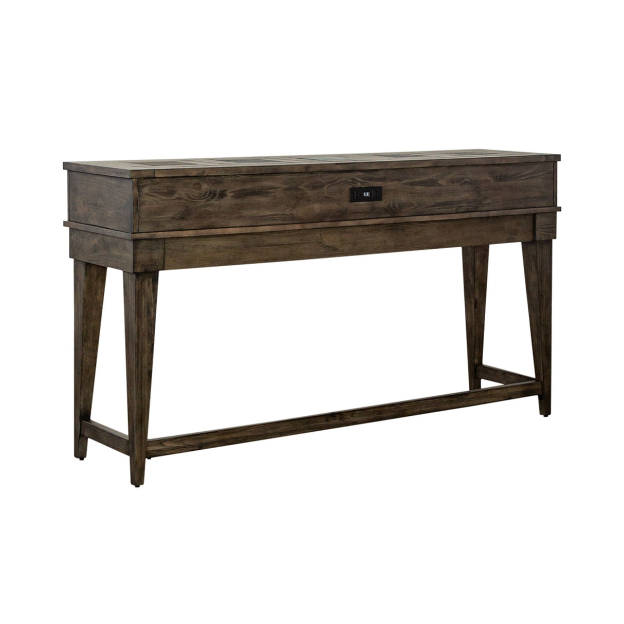 Liberty Furniture Arrowcreek - Console Bar Table - Dark Brown | Meri Furniture