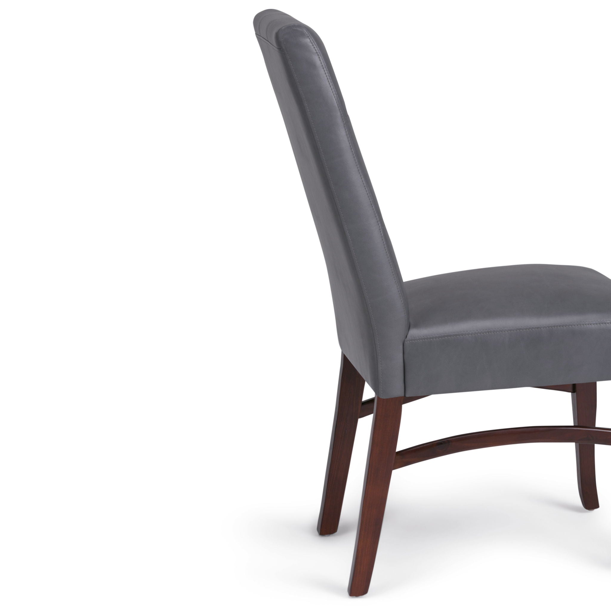 Ezra - Deluxe Dining Chair (Set of 2) - Stone Gray