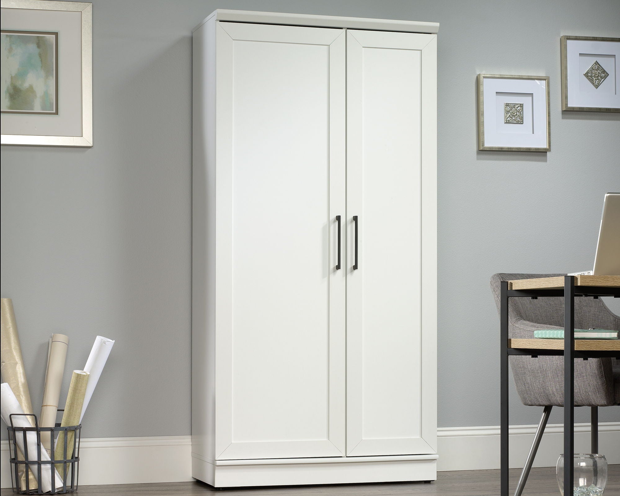 Storage Cabinet in Soft White