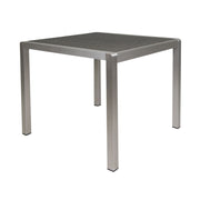 Outdoor Square Dining Table With Aluminum Frame