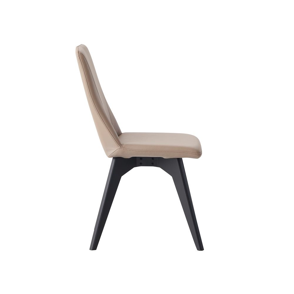 ACME Redmond - Side Chair (Set of 2) - Khaki & Black | Meri Furniture