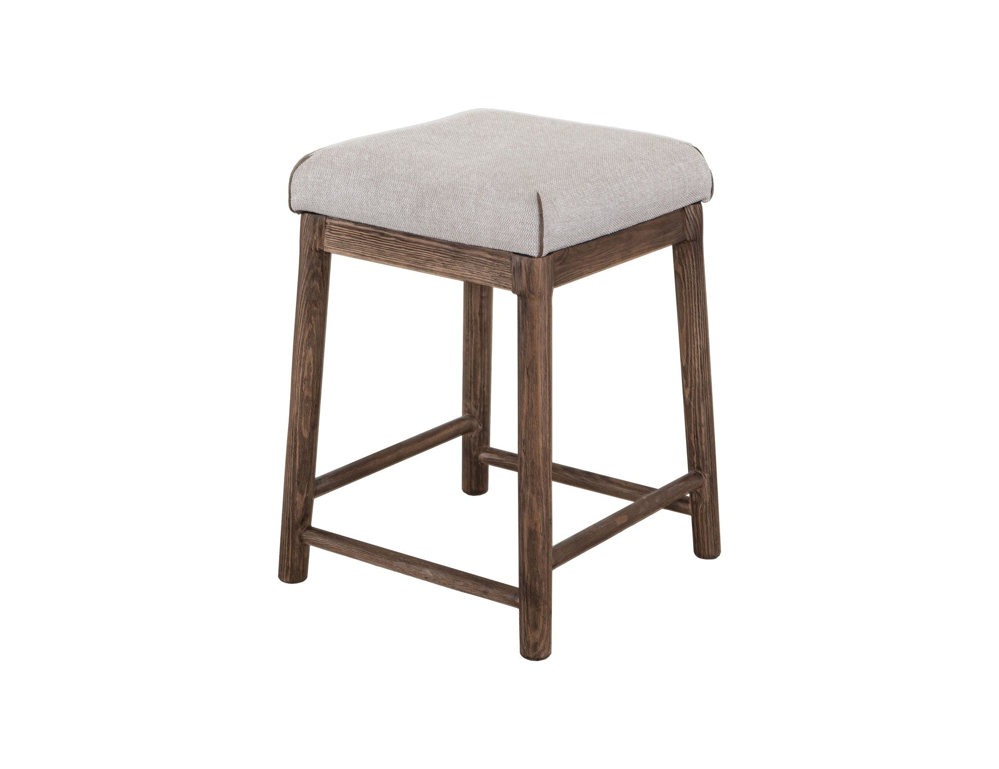 International Furniture Direct Olimpia - Stool - Brown / Gray | Meri Furniture