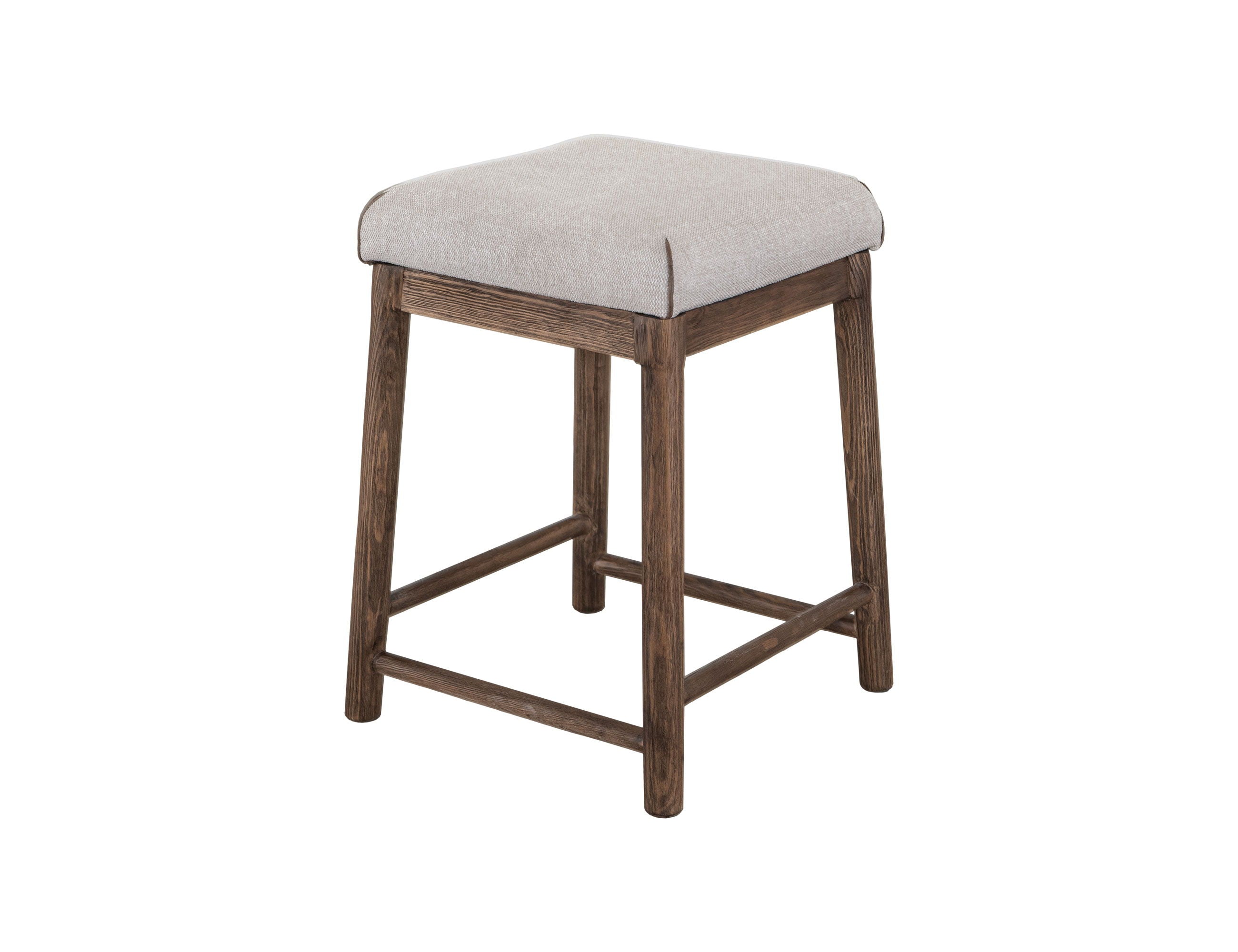 International Furniture Direct Olimpia - Stool - Brown / Gray | Meri Furniture