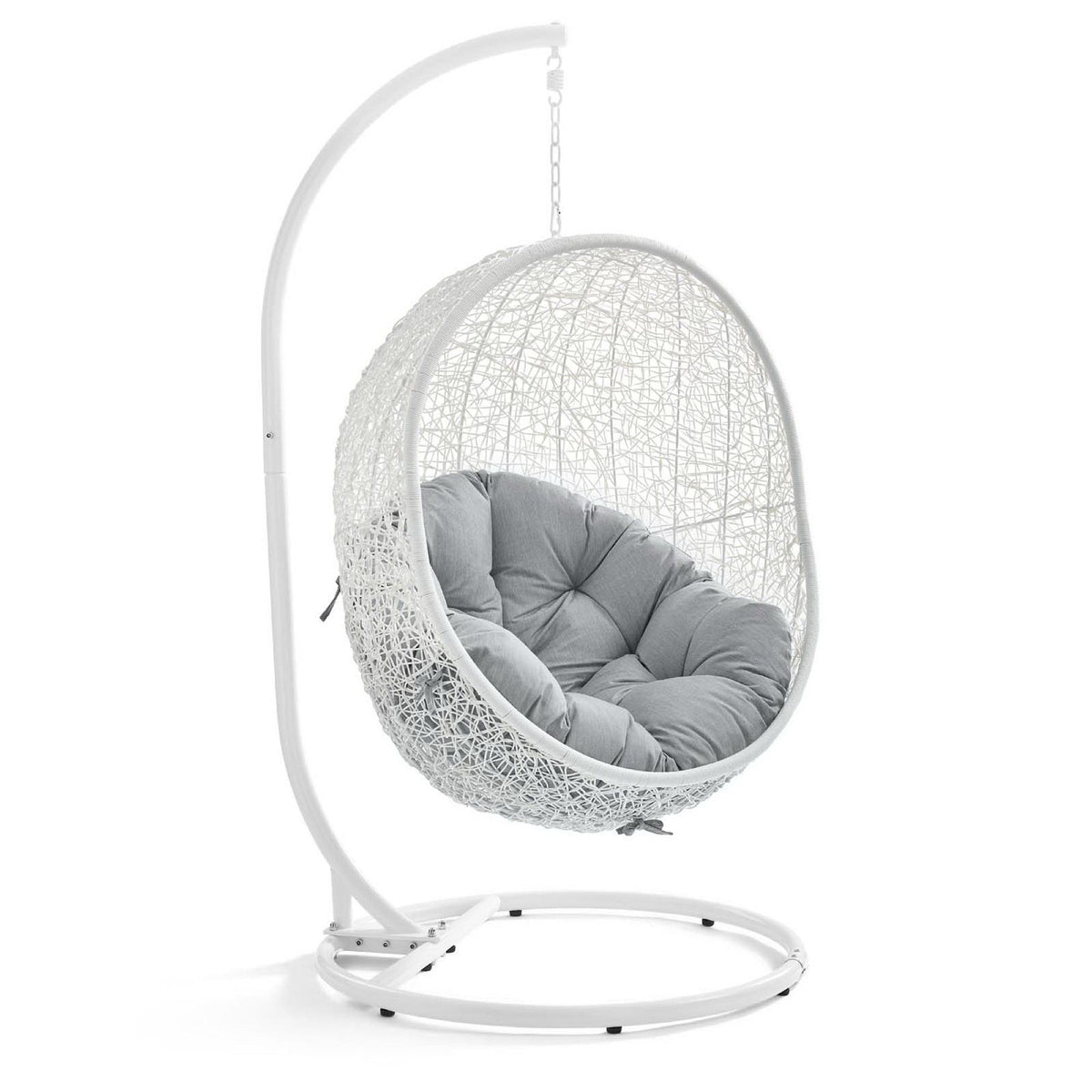 Hide Outdoor Patio Sunbrella® Swing Chair With Stand by Modway