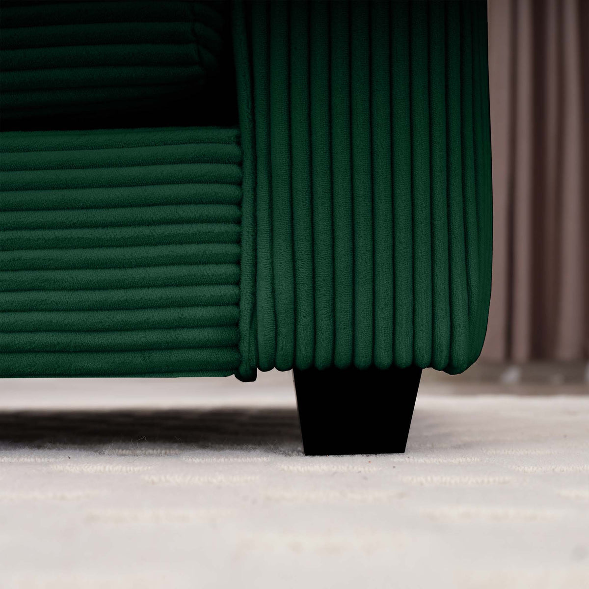 Modern Classic Fabric Single Chair Deep Seat Sofa With Pillow