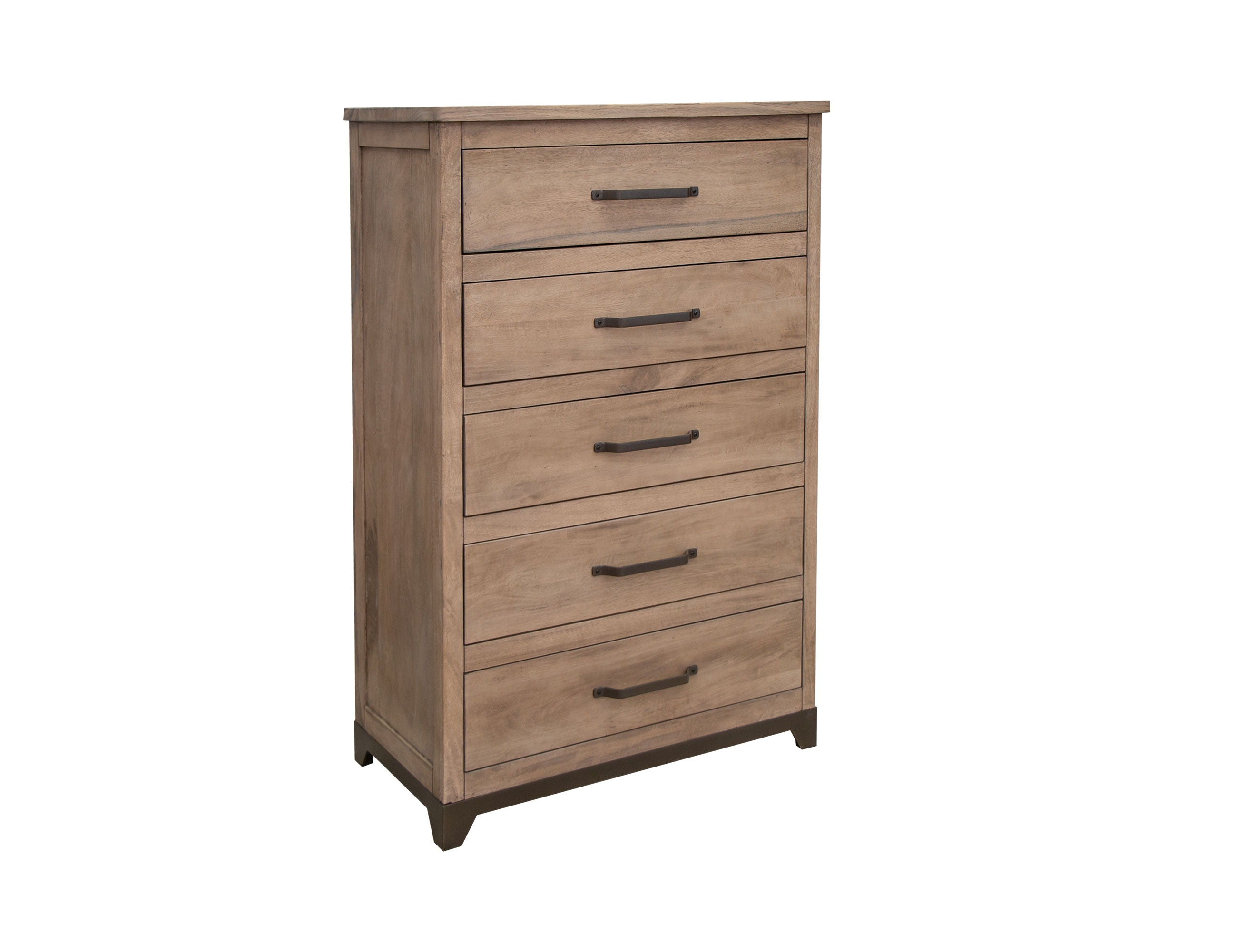 International Furniture Direct Natural Parota - Chest - Brown Cappuccino | Meri Furniture