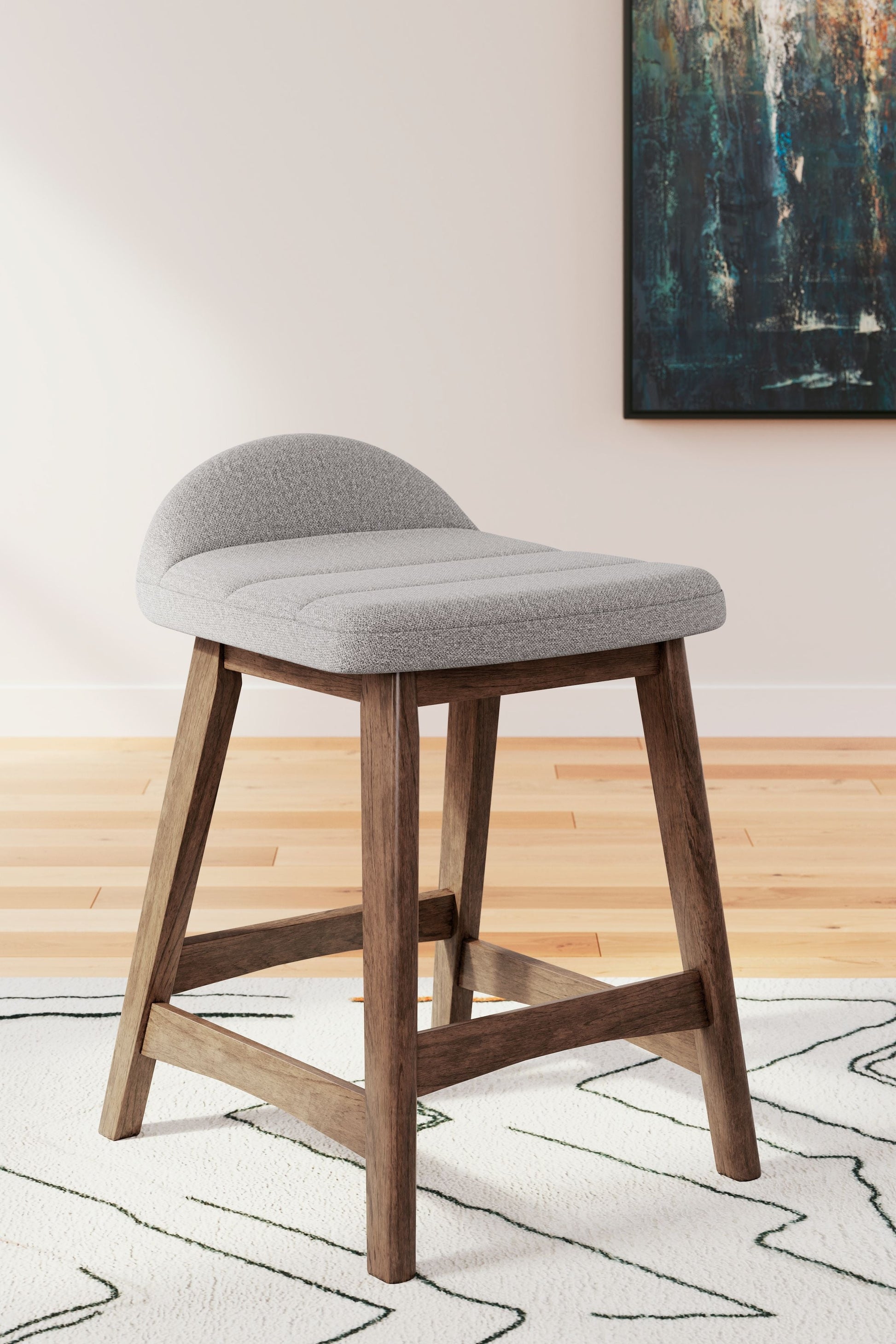 Signature Design by Ashley® Lyncott - Upholstered Barstool (Set of 2) | Meri Furniture