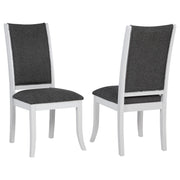 Coaster Fine Furniture Judd - Upholstered Dining Side Chair (Set of 2) - Pearl White | Meri Furniture