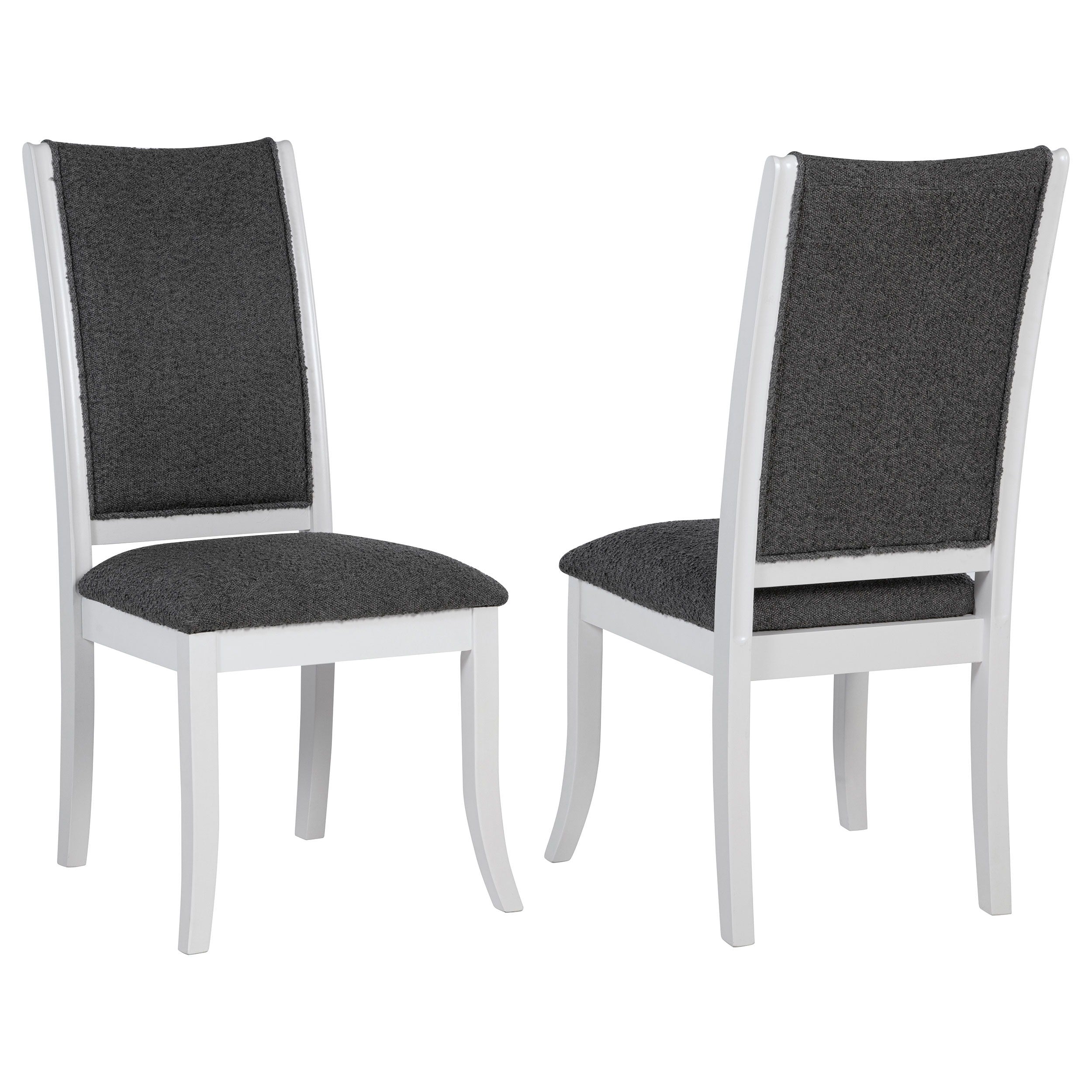 Coaster Fine Furniture Judd - Upholstered Dining Side Chair (Set of 2) - Pearl White | Meri Furniture