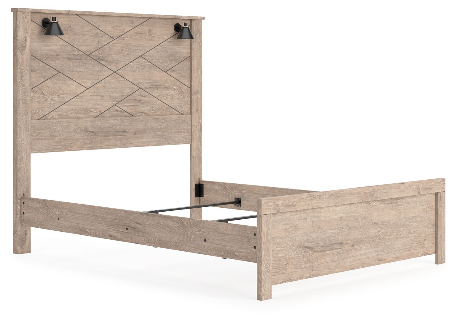 Signature Design by Ashley® Senniberg - Panel Bed With Sconces | Meri Furniture