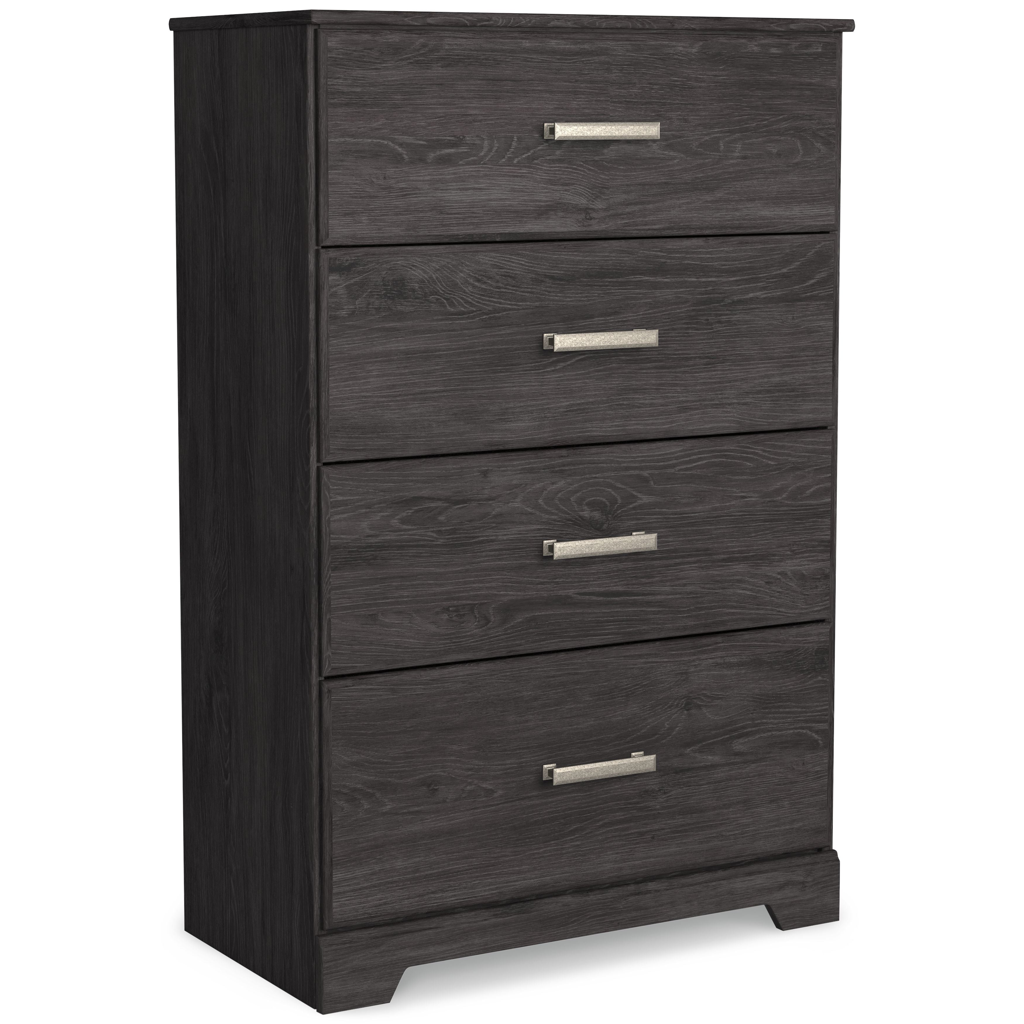 Ashley Furniture Belachime - Charcoal - Four Drawer Chest | Meri Furniture