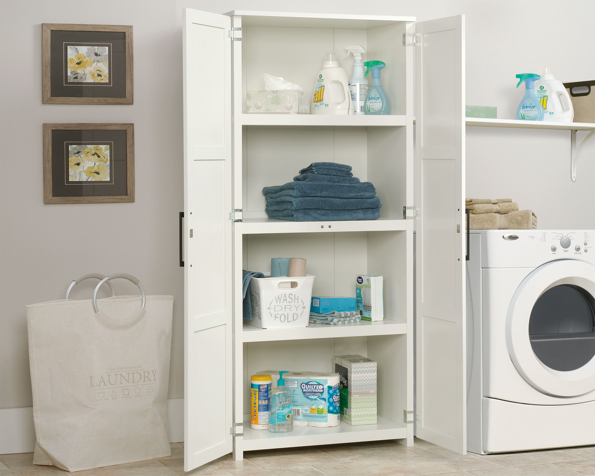 Storage Cabinet in White