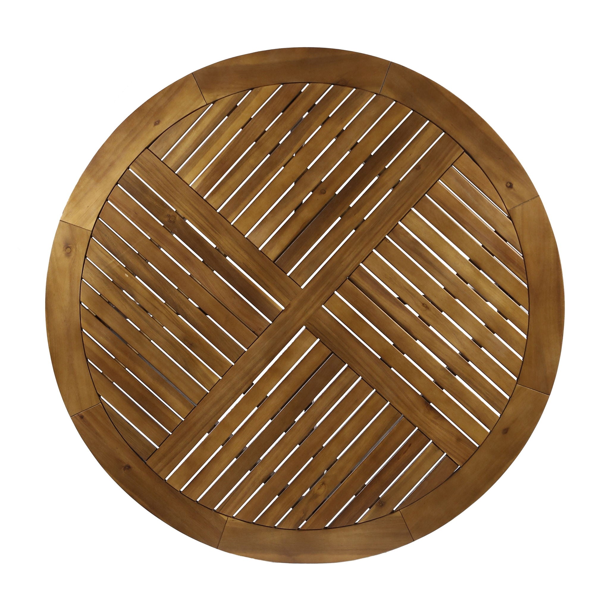 Hermosa - Outdoor Acacia Wood Table Circular Design