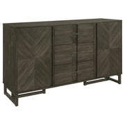 Coaster Fine Furniture Kelly - 3-Drawer Storage Dining Sideboard Buffet - Dark Gray | Meri Furniture