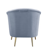 Bayram - Chair - Light Gray Velvet