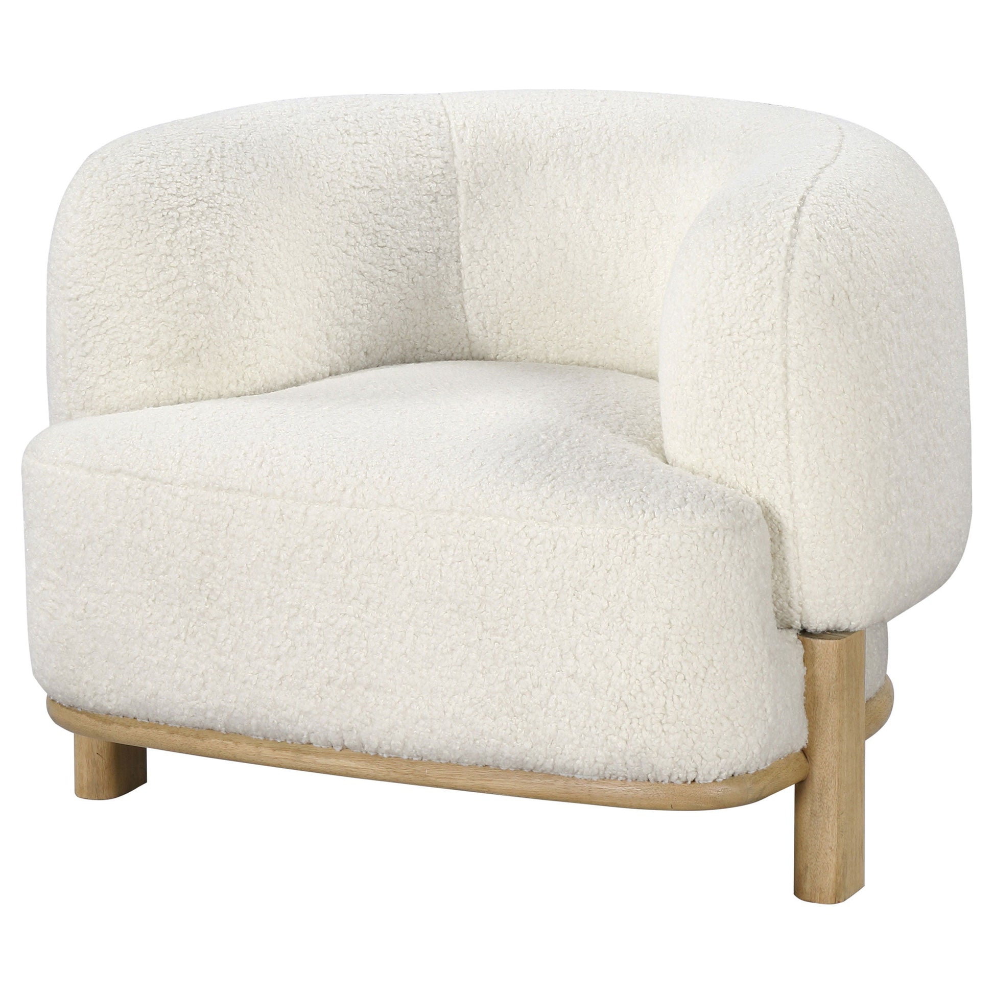 Coaster Fine Furniture Lawler - Upholstered Barrel Back Accent Chair | Meri Furniture