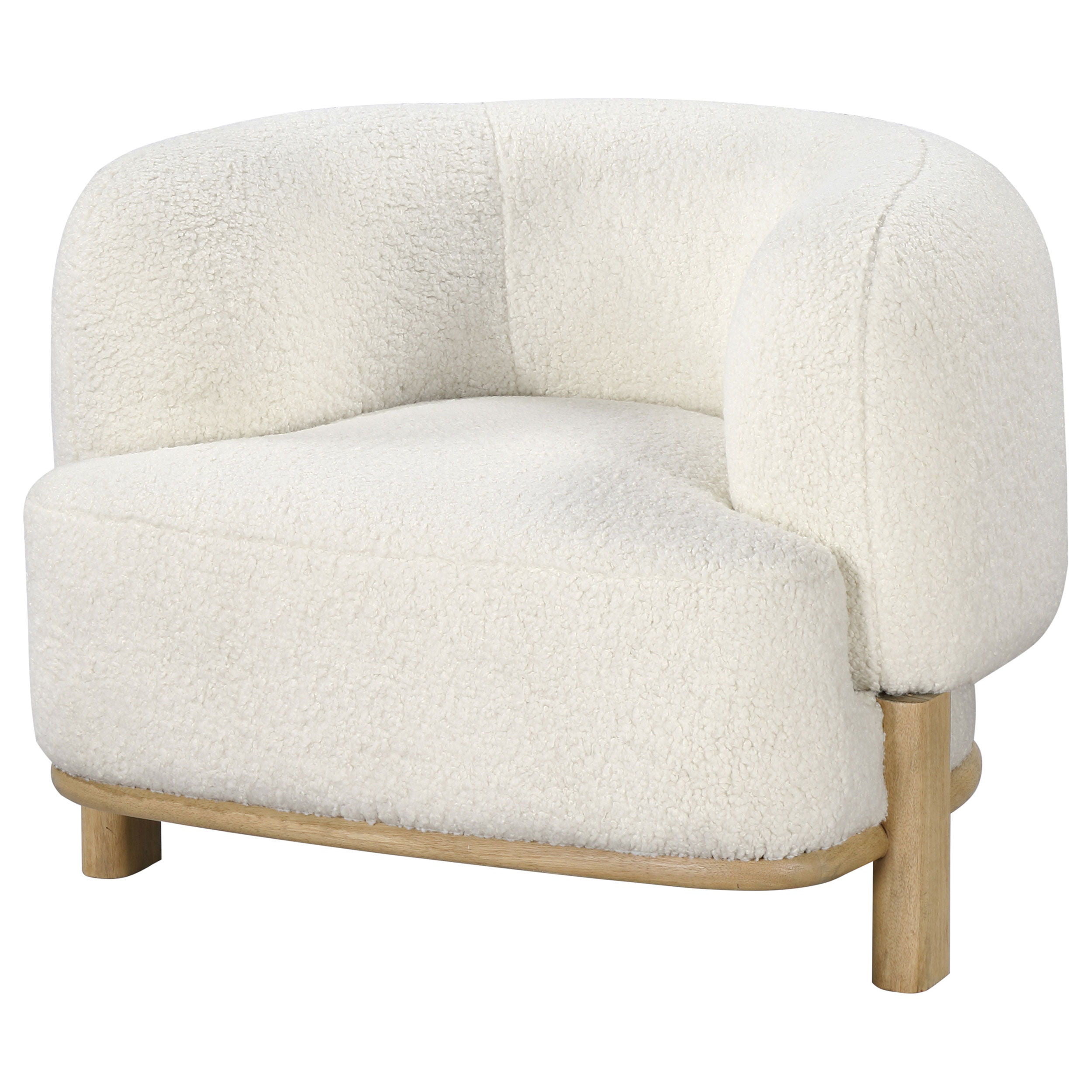 Coaster Fine Furniture Lawler - Upholstered Barrel Back Accent Chair | Meri Furniture