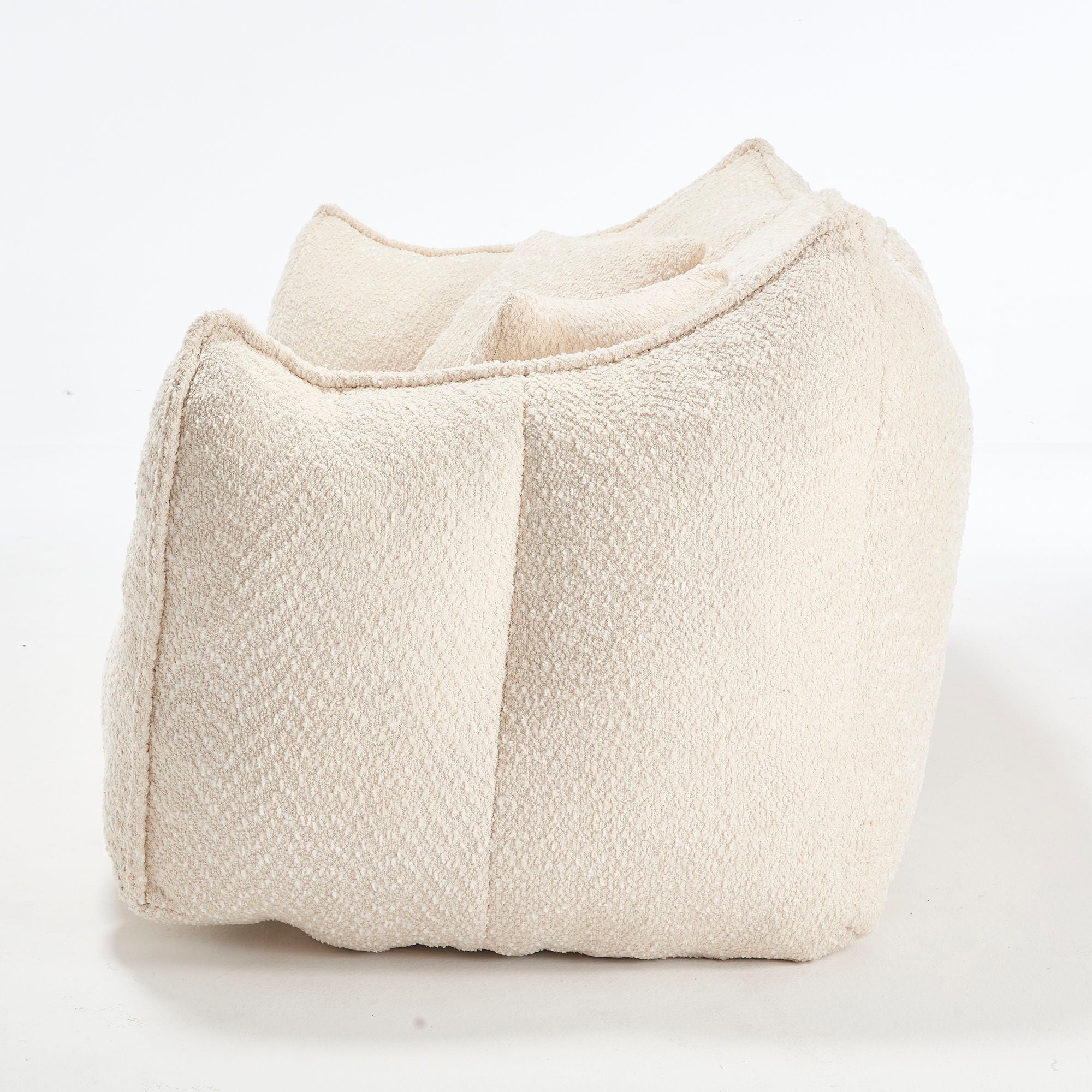 Comfortable Dual Beanbag Chair With High Resilience Foam Core For 2 People